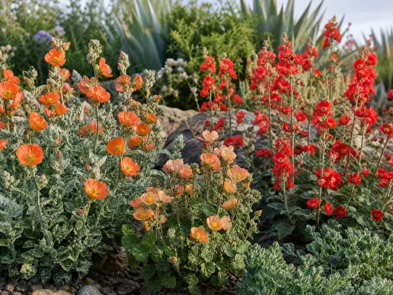 Types of Globemallow – Desert, Scarlet, or Munro guide illustration