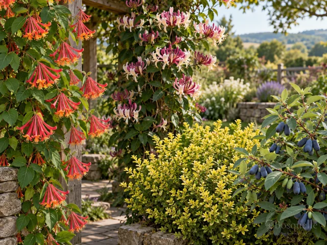 Types of Honeysuckle — for Honeyberry 'Blue Velvet'