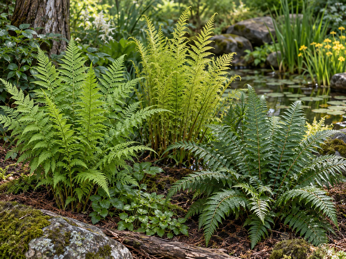 Types of Maiden Fern – New York, Marsh, or Shield guide illustration