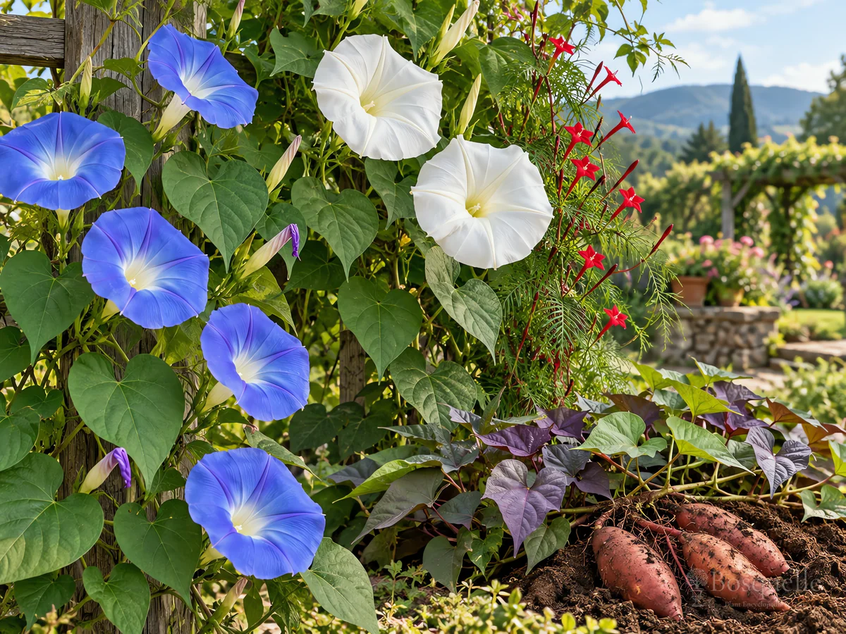 Types of Morning Glory — for Moon Flower
