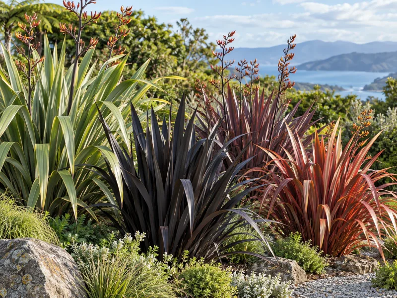 Types of New Zealand Flax — for New Zealand Flax 'Platt's Black'