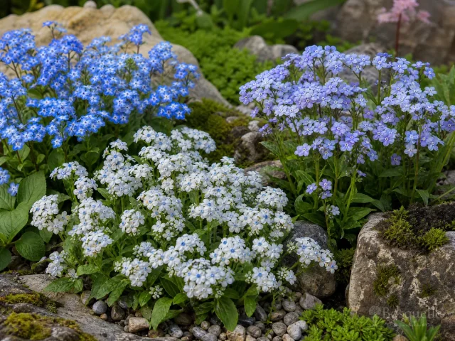 Types of Omphalodes — for Blue-Eyed Mary