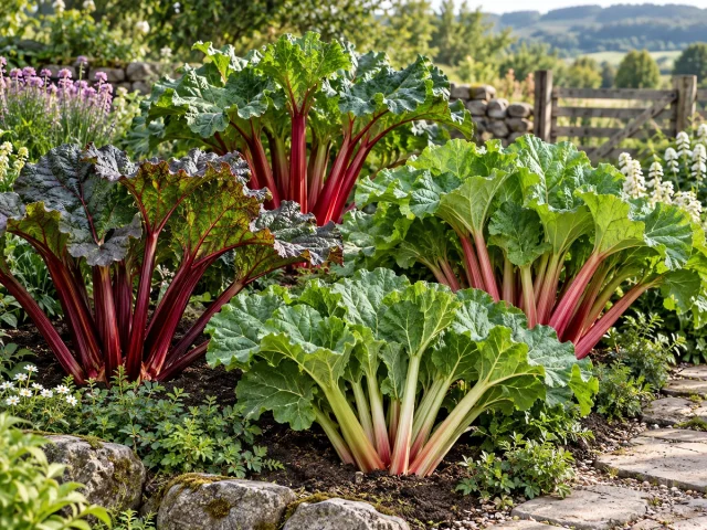 Types of Rhubarb — for Rhubarb 'Victoria'
