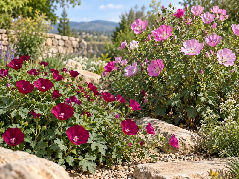 Types of Winecup – Trailing or Bush’s Clump guide illustration