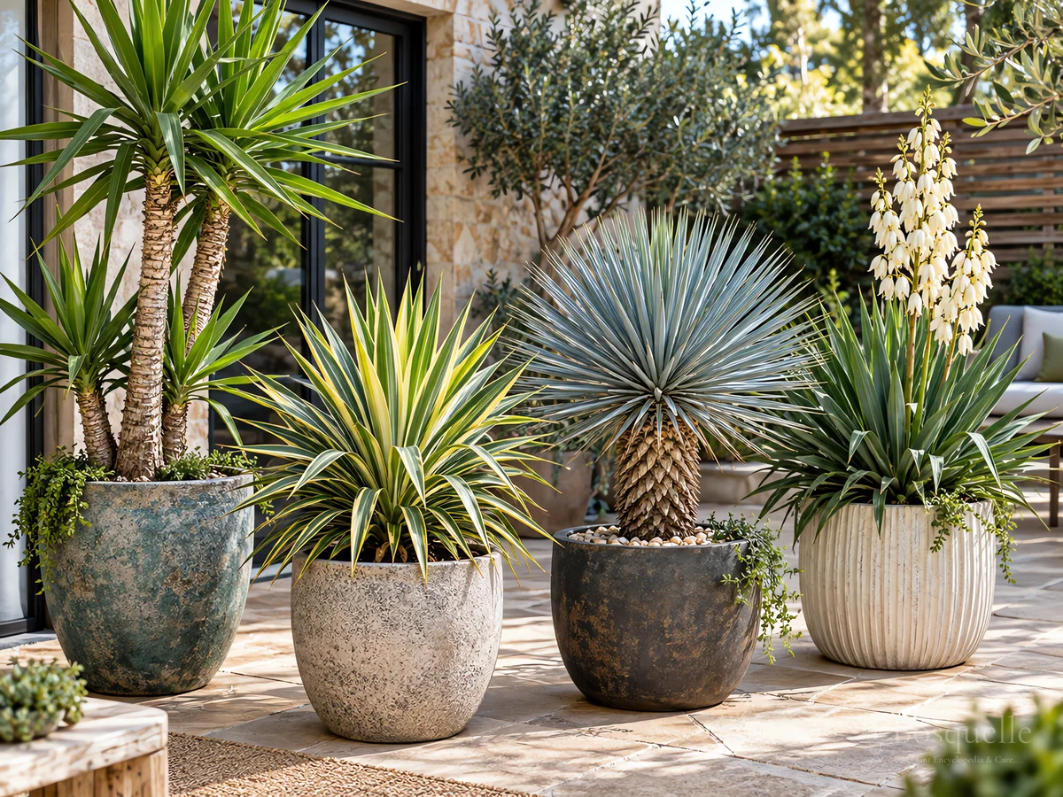 Yucca in Pots guide illustration